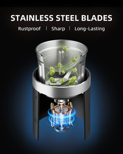 Spider Farmer Electric Herb & Spice Grinder with Removable Stainless Steel Bowl