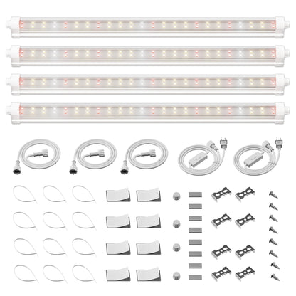 Spider Farmer GlowBar 1FT Full Spectrum LED Strips, 40W 4-Pack
