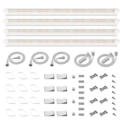 Spider Farmer GlowBar 2FT Full Spectrum LED Strips, 80W 4-Pack