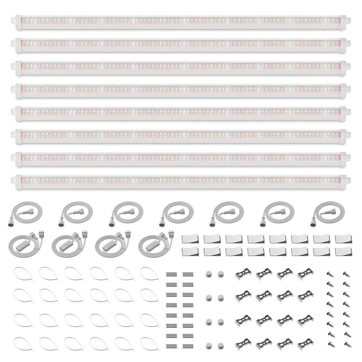 Spider Farmer GlowBar 3FT Full Spectrum LED Strips, 200W 8-Pack