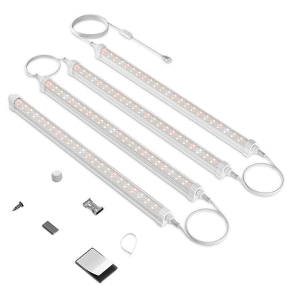 Spider Farmer GlowBar Pro 1FT Dimmable Full Spectrum LED Strips, 40W 4-Pack