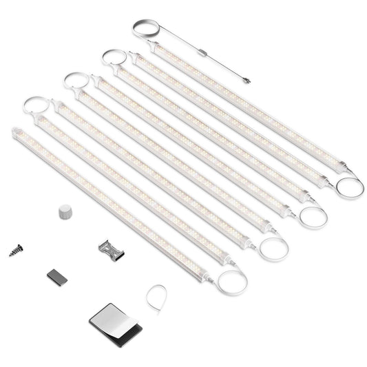 Spider Farmer GlowBar Pro 3FT Dimmable Full Spectrum LED Strips, 200W 8-Pack