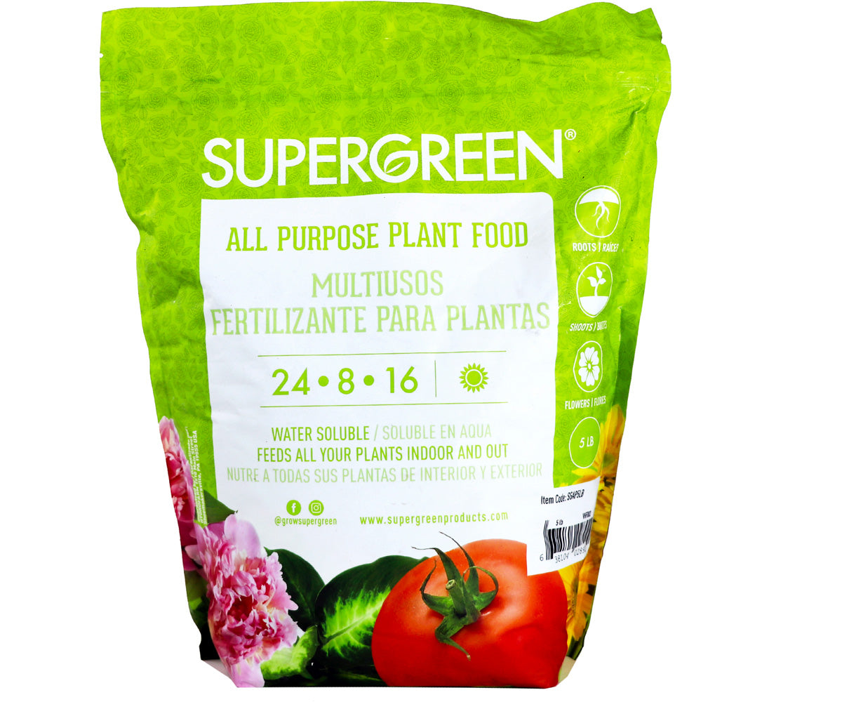 SuperGreen All Purpose 24-8-16, 5 lb - Midwest Grow LLC