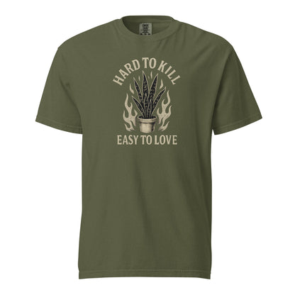 Hard to Kill, Easy to Love - Heavyweight Tee - Midwest Grow LLC