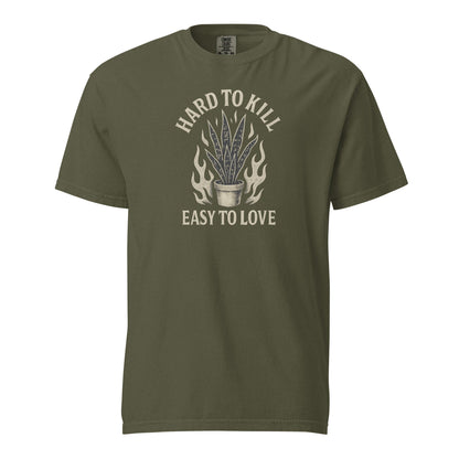Hard to Kill, Easy to Love - Heavyweight Tee - Midwest Grow LLC