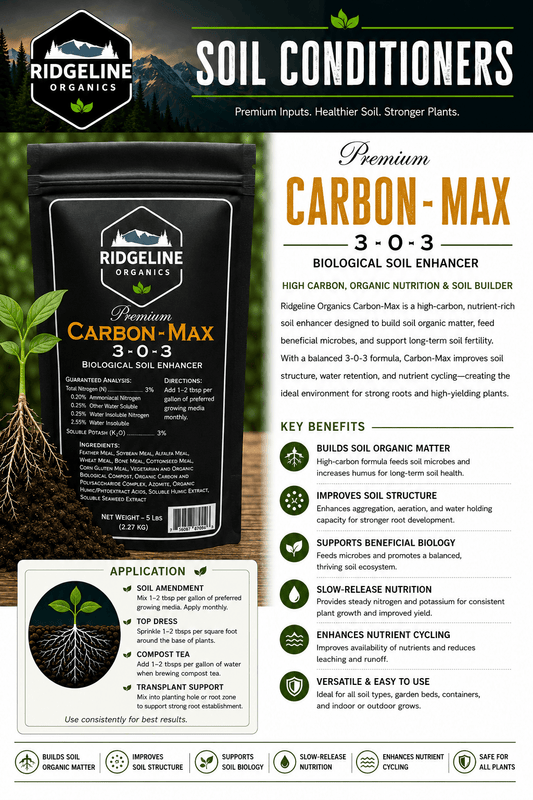 Ridgeline Organics Carbon - Max 3-0-3