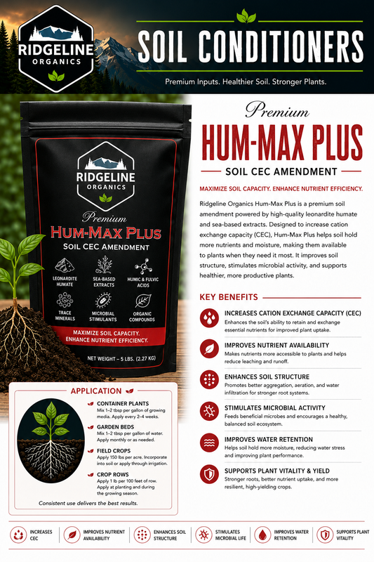 Ridgeline Hum-Max Granular Humic & Kelp Amendment