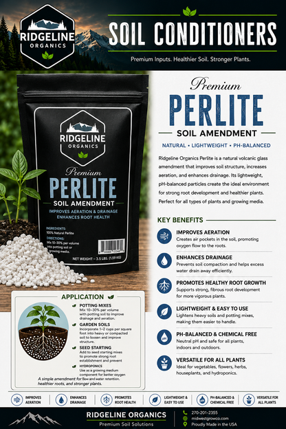 Ridgeline Organics Perlite 3.5 lb