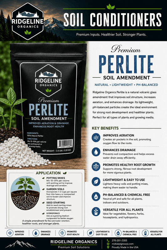 Ridgeline Organics Perlite 3.5 lb