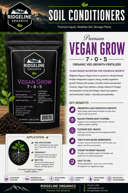 Ridgeline Vegan Grow Granular Fertilizer
