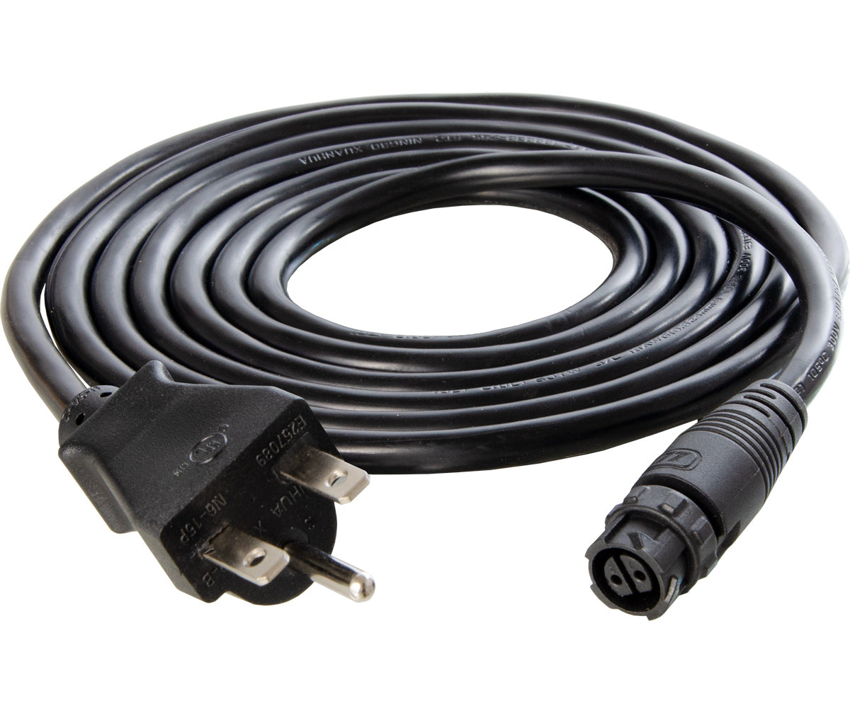 PHOTOBIO V Black Cable Harness, 18AWG, 208-240V, Cable w/6-15P, 8'