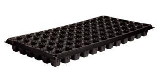 Heavy Duty 72-Cell Pack Square Plug Flat Insert 100pk