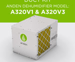 Anden Duct Kit for Anden Dehumidifier Model A320V1 & A320V3