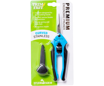 Hydrofarm Premium Ergonomic Curved Blade Pruner