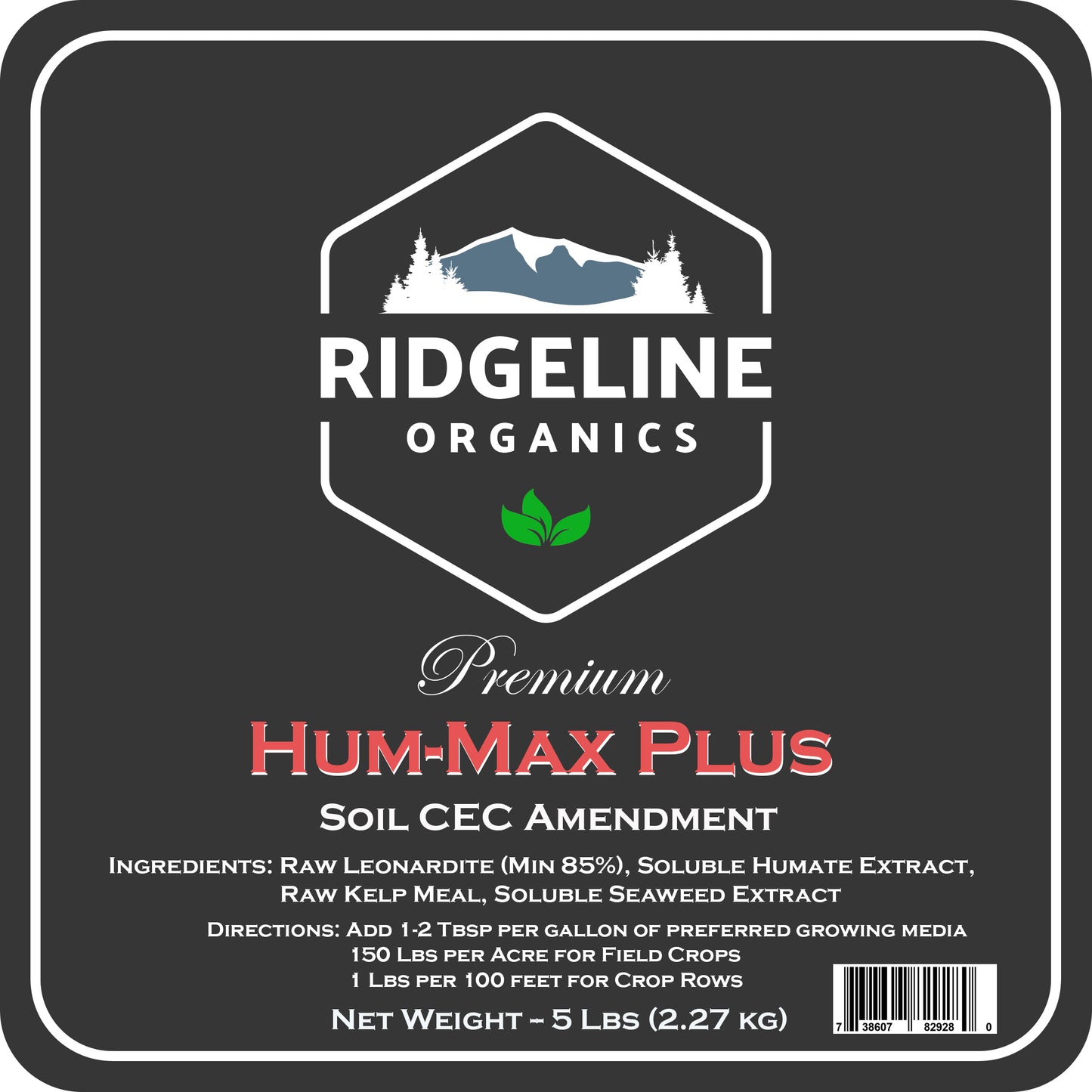 Ridgeline Hum-Max Granular Humic & Kelp Amendment