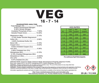 Rare Dankness Nutrients Perfecta VEG