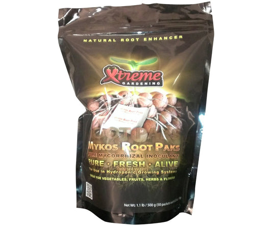 Xtreme Mykos Root Packs Pure Mycorrhizal Inoculum, 1.1 lbs, 50 Packs