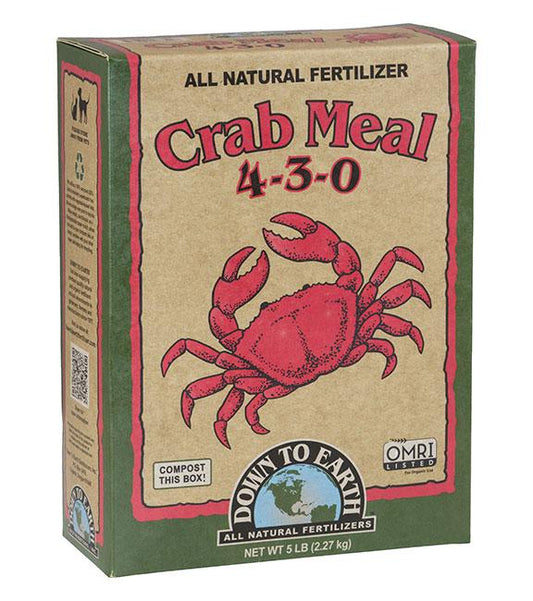 Down to Earth Crab Meal 4-3-0 5lb-Nutrients & Additives-Midwest Grow Co