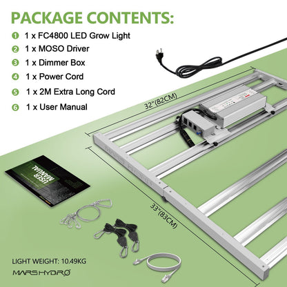 MARS HYDRO FC 4800 SAMSUNG LM301B OSRAM 480W LED GROW LIGHT