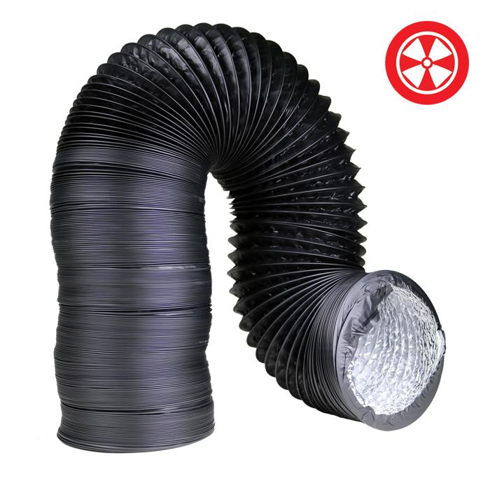 Light Proof Black Ducting-Ventilation-Midwest Grow Co