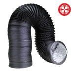 Light Proof Black Ducting-Ventilation-Midwest Grow Co
