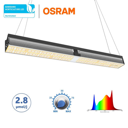 MARS HYDRO SP 6500 SAMSUNG LM301B OSRAM 650W CO2 GREENHOUSE LED GROW LIGHT