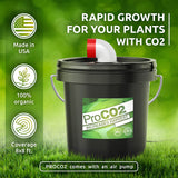 ProCO2 Air-Forced Bucket w/Handle for 8' x 8' Area - Natural Releasing Carbon Dioxide Boost