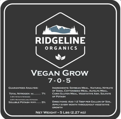 Ridgeline Vegan Grow Granular Fertilizer - Midwest Grow LLC