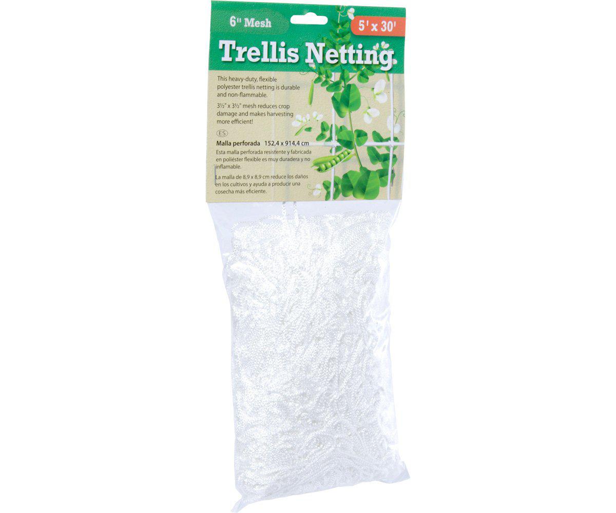 Trellis Netting 3.5" Mesh, woven, 5' x 15'-Accessories-Midwest Grow Co