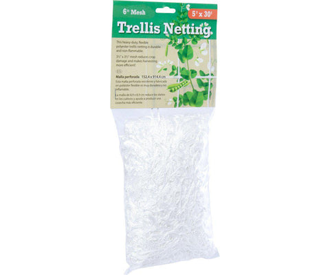 Trellis Netting 3.5" Mesh, woven, 5' x 15'-Accessories-Midwest Grow Co