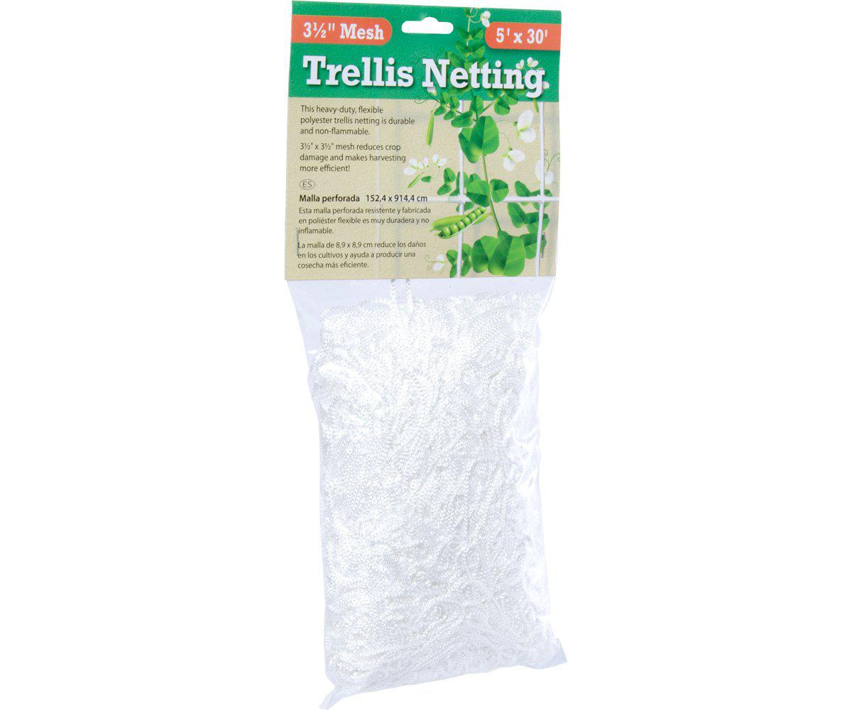 Trellis Netting 3.5" Mesh, woven, 5' x 30'-Accessories-Midwest Grow Co